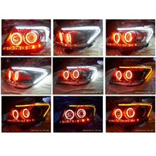 Toyota Hilux Vigo Head Lamp Angel Eye+CCFL Ring+Colour LED+2-Function