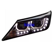 Toyota Camry '12 Projector Head Lamp U-Style DRL + LED R8