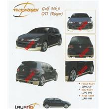 Volkswagen Golf MK6 Body Kit Painted Full Set Skirting PU Material