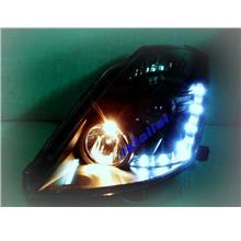 Nissan Fairlady 350Z '03-08 Projector Head Lamp LED Daylight R8