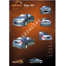 Toyota Vios '07 TRD Style Full Set Body Kits PU Material