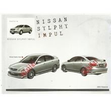 Nissan Sylphy Impul Style Full Set Body Kit ABS Skirting + Spoiler