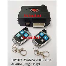 Toyota Avanza '03-11 Plug n Play Car Security Alarm 