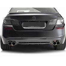 BMW F10 '10 Rear Bumper Diffuser Hamann Style Quad Outlet With Carbon