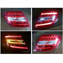DEPO Mercedes Benz C-Class W204 `07 Tail Lamp Crystal LED+Light Bar