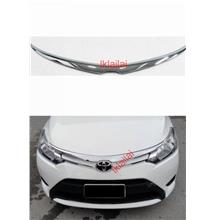 Toyota Vios '13 Front Lip Spoiler / Grille Cover [Chrome]