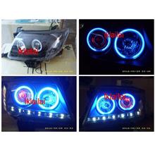 Toyota Hilux Vigo `11 Projector Head Lamp Red Angel Eye & blue CCFL Ri