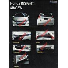 Honda INSIGHT Full Set Body Kit Mugen Style PPU [Skirt+Grille+Spoiler]
