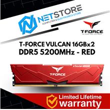 T-FORCE VULCAN 16GBx2 DDR5 5200MHz - Red	M13BGA02C070-0021000