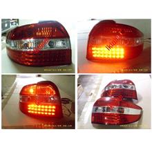 Toyota Vios '03 LED Tail Lamp Red-Clear Lens