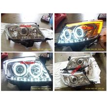 Toyota Hilux Vigo '11 CCFL Ring Projector Head Lamp LED DRL 2-Function