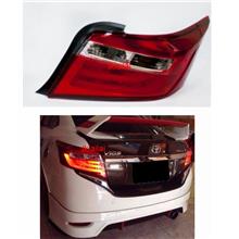 Eagle Eyes Toyota VIOS '13-14 LED Light Bar Tail Lamp [Red-Clear]