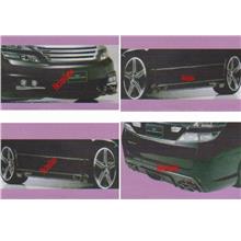 Toyota Alphard `08/ Vellfire '09 Black Bision Body Kit [Bumper+Panel]