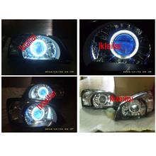 Hyundai GETZ '04-06 Twin CCFL Projector Head Lamp Blue [Angel Eyes] Bl