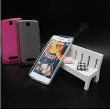 Oppo Neo R831 Pudding Anti Dust Transparent TPU Soft Tinted Case