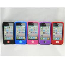 Apple iPhone 4G / 4S Home Button Silicone Soft Case Protect Phone
