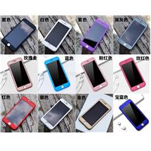 Apple iPhone 5 5S 6 6S Plus 360 Full Cover Protection Case FOC Glass