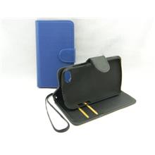 Blackberry Q10 Book Side Flip Leather Case Casing Pouch