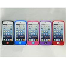 Apple iPod Touch 5 Home Button Silicone Soft Case Casing Protect Phone