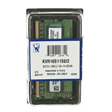 Kingston Notebook 2GB DDR3 RAM 1600MHz PC3-12800 ~ KVR16S11S6/2