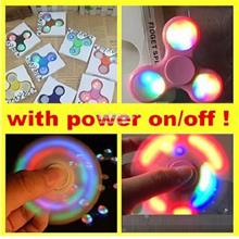 Fidget Spinner with On / Off button for LED Light