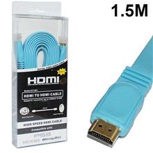 1.5 Meter Flat HDMI To HDMI 1.4V Version Cable For 1080P Full HDTV