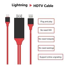 2m Lightning to HDMI AV Cable Set &amp; HDTV Adapter for iPhone / iPad