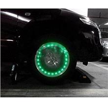 Solar Decorative Car Motorcycle Wheel Light - Set of 2 Lights