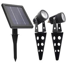 Mini 50X Twin Solar Spotlight, Garden Light, Outdoor Waterproof Light