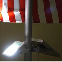 Mini Alpha180X Solar Flag Pole Flood Light Spotlight