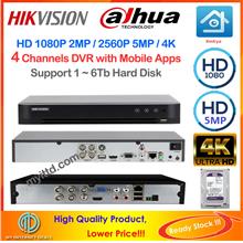 Dahua HiK Vision XMEye CCTV 4-Channels 5MP HD-2560 DVR Recorder