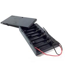 8AA Battery Holder + Wire Leads + Switch + Cover
