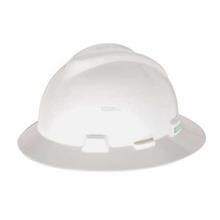 Safety Helmet MSA V-Gard Full Brim Hard Hat Fas Trac Suspension