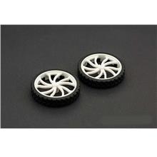N20 ABS Rubber Wheel 43x9mm (Pair)