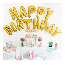 Happy Birthday Alphabet Aluminium Foil Balloon 16 inch