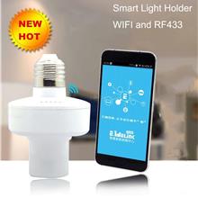 E27 WiFi &amp; 433MHz Light Lamp Bulb Holder Cap Socket by App~Smart Home