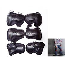 6pc/setSet Sports Safety kneepad elbow skating protective gear