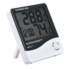 LCD Digital Temperature Humidity Meter Thermometer clock