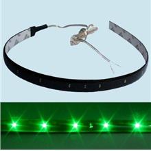 New Flexible Green 15 LED SMD Waterproof Car Light Strip 12V DC