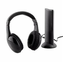 Professional 5 in 1 Wireless Earphone Headphone FM for MP3 PC TV CD