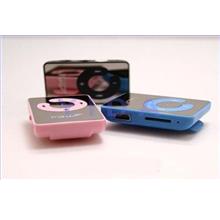 Portable Mini Sport Mirror MP3 Music Player with TF Card Slot