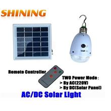 Solar Panel Charged Solar Rechargeable Emergency Camping Remote Contol