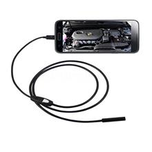 OTG USB Spy Snake Hard Cable Android PC Endoscope Camera 6 LED HD
