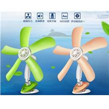 Small office student dormitory bedroom bedside table mini clip fan
