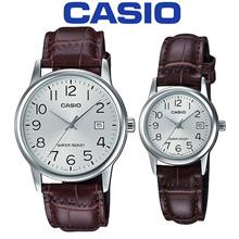 CASIO ORIGINAL MTP-V002L-7B2 &amp; LTP-V002L-7B2 COUPLE WATCH