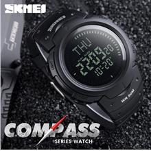 SKMEI 1231 Compass Digital LED Multifunction Date Electronic Sport Watch