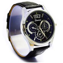 Arche Geneve Classic Men's Fashion Wrist Watch Numerals Quartz Movement (Black