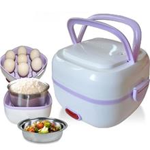 Electric Lunch Box Portable Mini Rice Cooker Food Steamer Heating Meal Lunch B