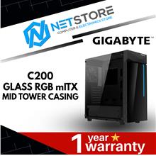 GIGABYTE C200 GLASS RGB mITX MID TOWER CASING - GB-C200G