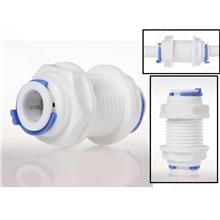 RO System Water Filter Bulkheads Quick Connector 1/4 &quot; (BU2-2)